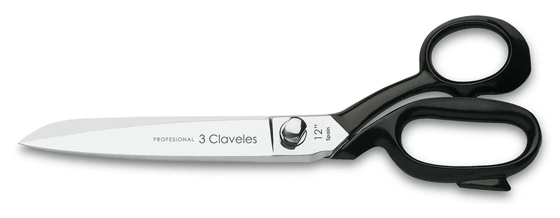 3 Claveles 95 – Tailor Scissors 12 ", Nickel