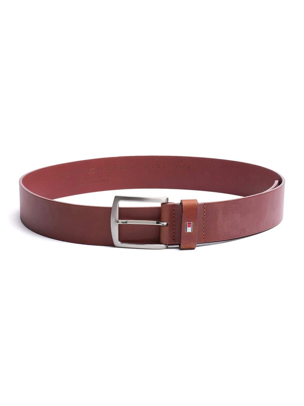 Tommy Hilfiger Men's New Denton Belt 4.0 E367863162 Belt, Brown (Dark Tan), 85