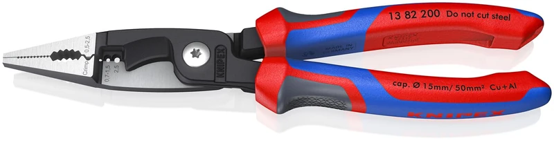 KNIPEX 6-in-1 Electric Install Pliers-Metric Wire