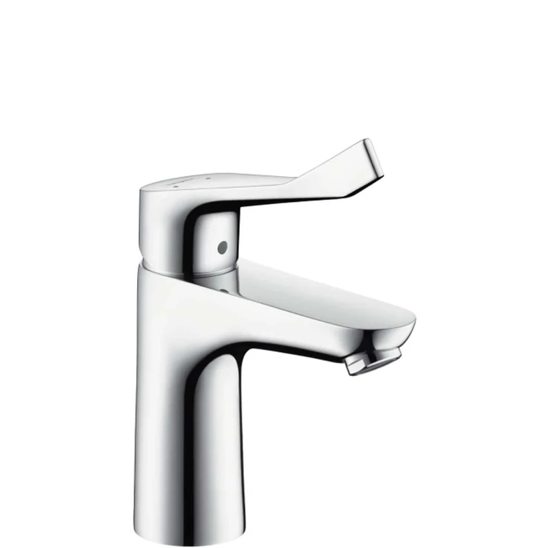 hansgrohe Focus Basin Tap 100 with long handle, Pop-Up Waste