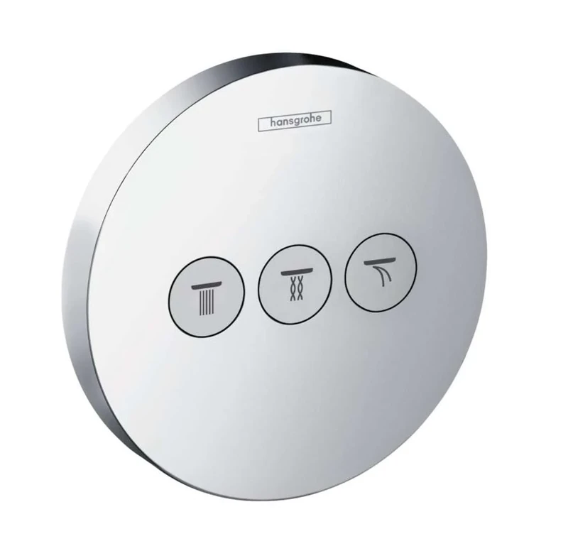 hansgrohe ShowerSelect S valve for 3 outlets, chrome 15745000