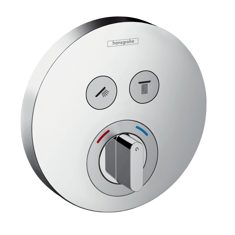 hansgrohe ShowerSelect S mixer for 2 outlets, chrome 15748000