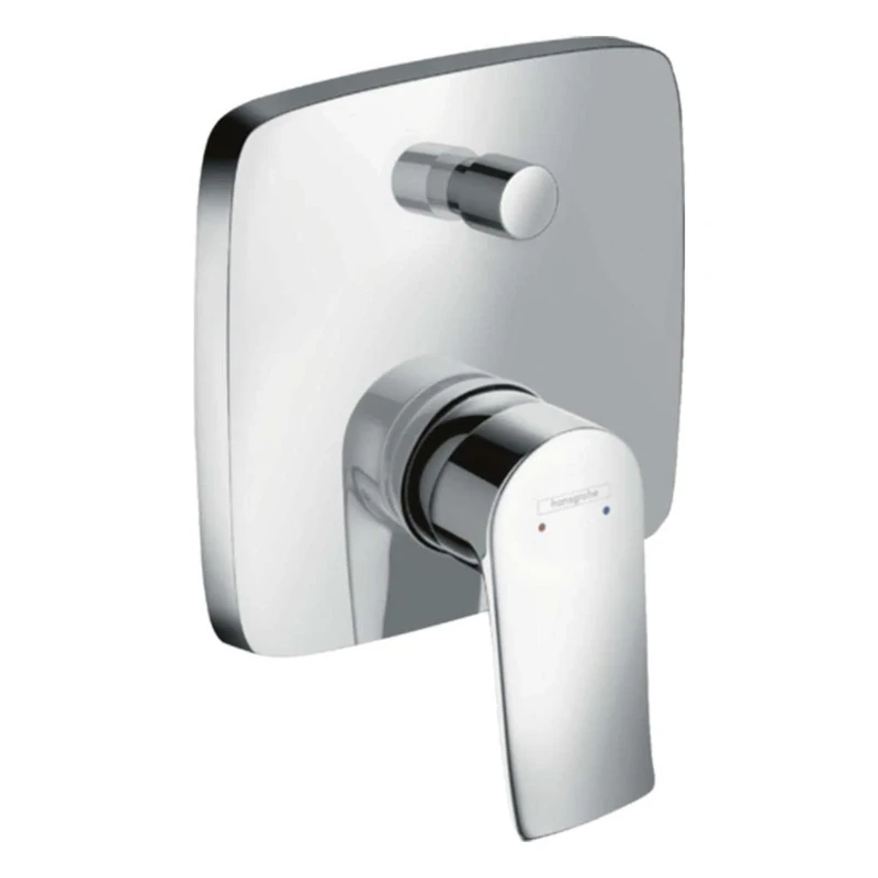 hansgrohe Metris bath and shower mixer for 2 outlets, chrome 31454000