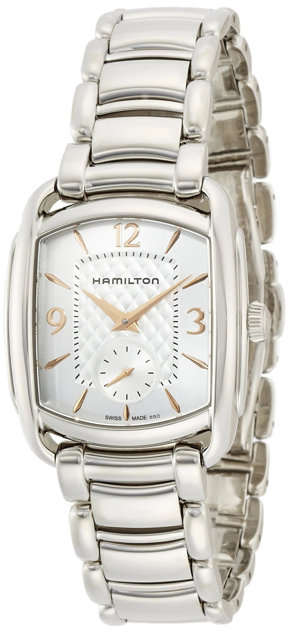 Hamilton Women's Analogue Quartz Watch with Stainless Steel Strap H12451155