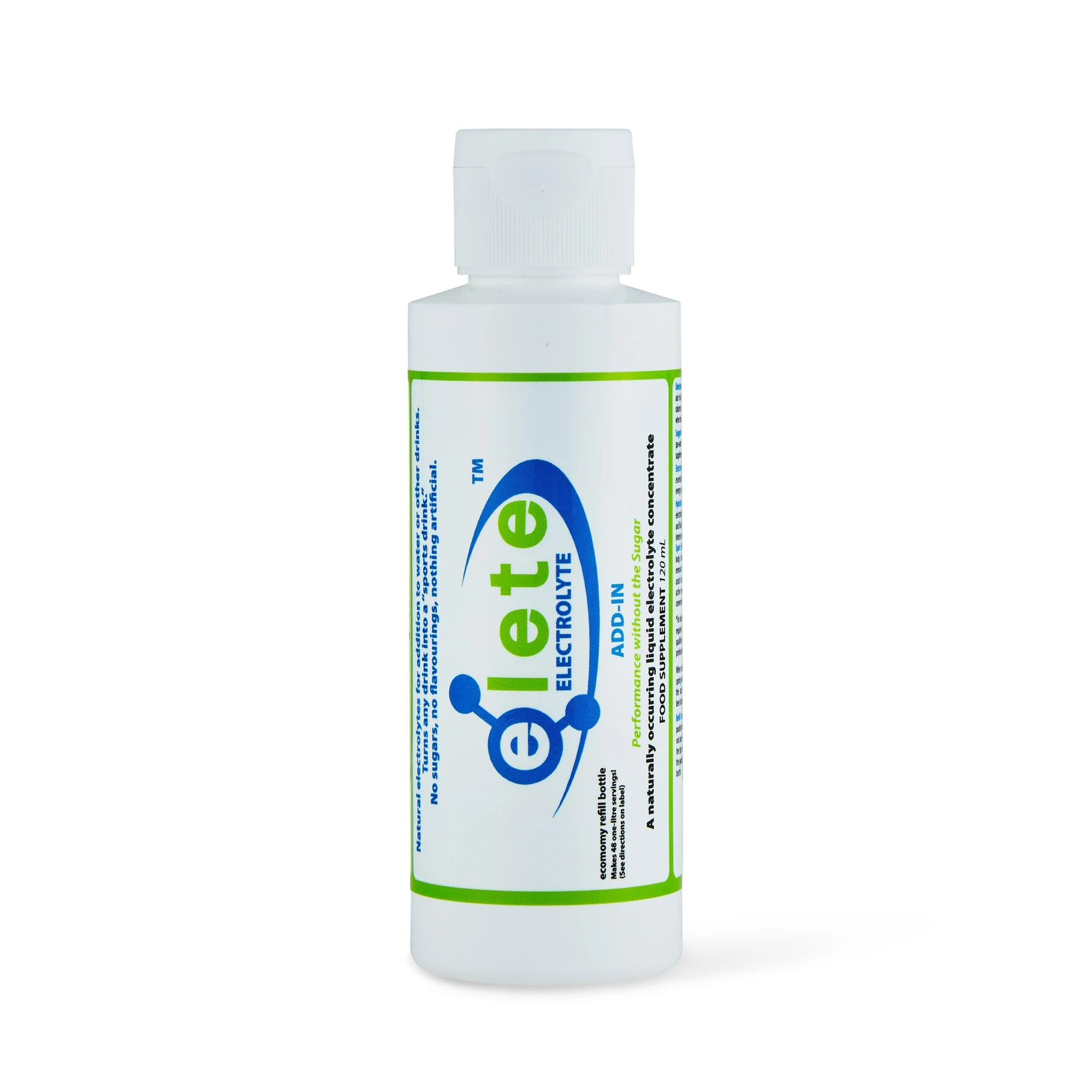 elete Electrolytes | Hydration Drops | Rehydration Drink | Trace Mineral Drops | Recovery | Sports Drink | 120ml Refill Bottle | Makes 48 litres | Zero Calories | Zero Sugar
