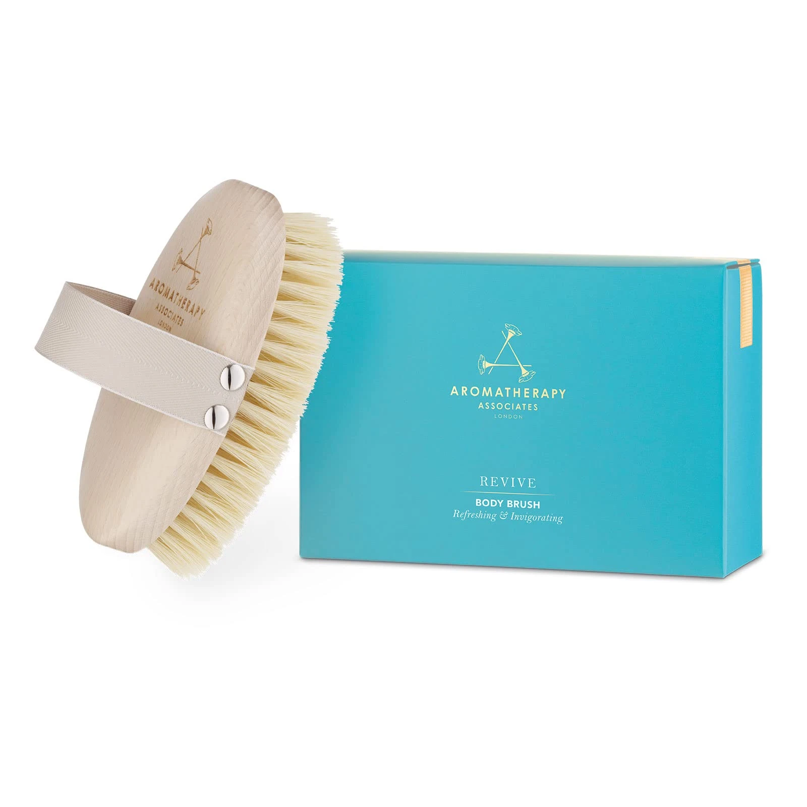 Aromatherapy Associates Revive Body Brush - Exfoliating Body Brush with Vegan Agave Sisal Bristles for Dry Skin and Stimulating Circulation