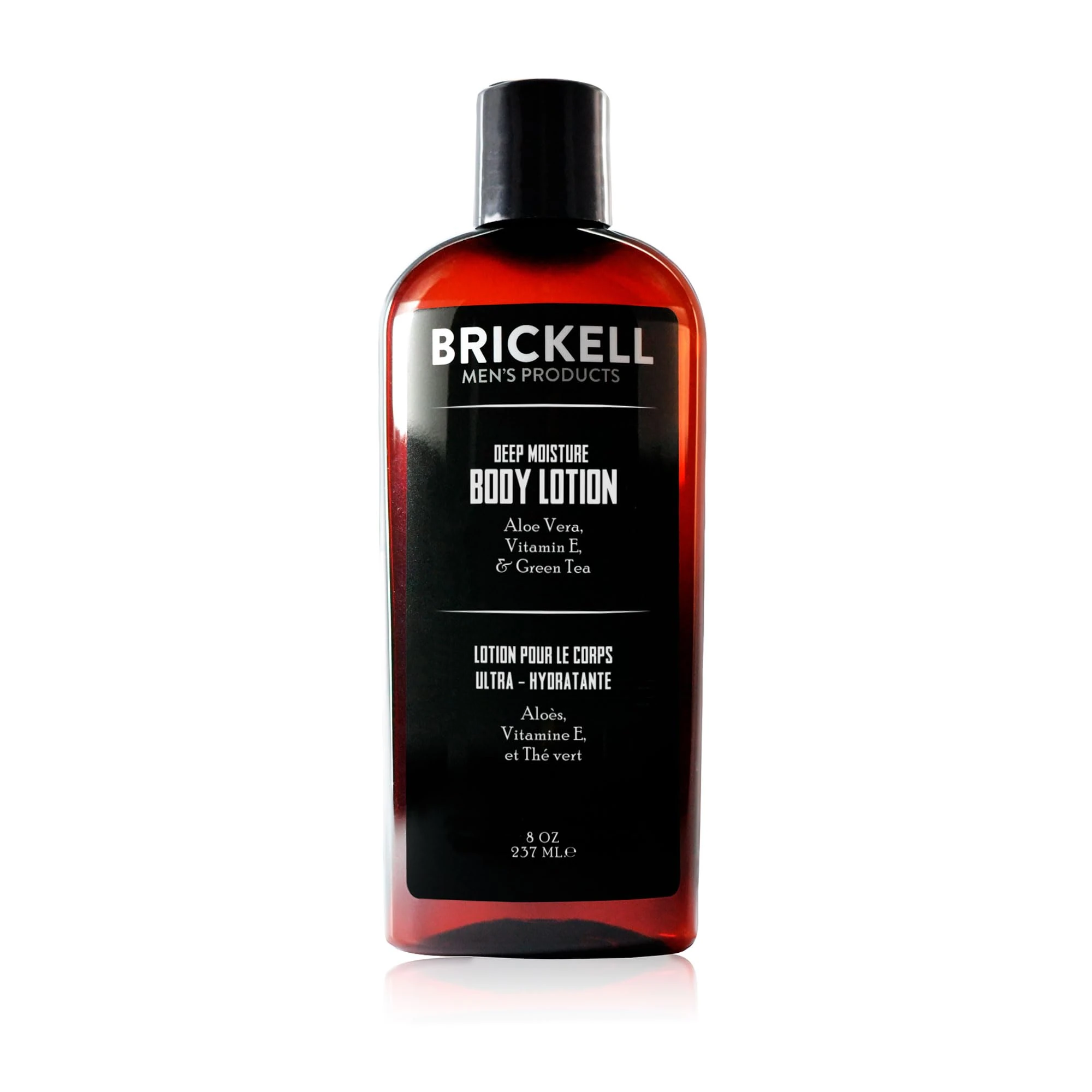 Brickell Men's Deep Moisture Body Lotion for Men, Natural and Organic Protects and Hydrates Dry Skin, 237 ml, Scented