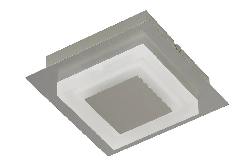 Briloner Leuchten LED Ceiling Light 1 x 6 W 550 Lm-Matt Nickel 3553–012