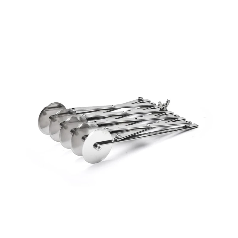 De Buyer 4781.00 N – Roll Round Stretchy Bicycle United – Stainless Steel – 5 Blades Diameter 5.5 cm - Image 1
