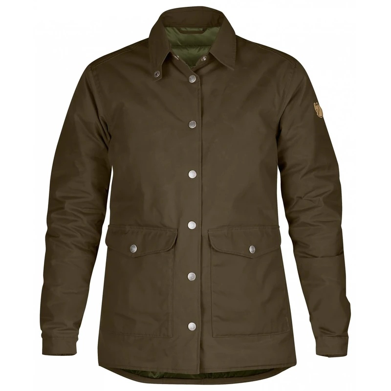 FJALLRAVEN F89712-633 Down Shirt Jacket No. 1 W Dark Olive XS