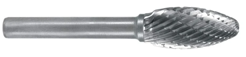 Exact Carbide Burrs, Diameter 12 mm, Shape H Flame, HM - Image 1