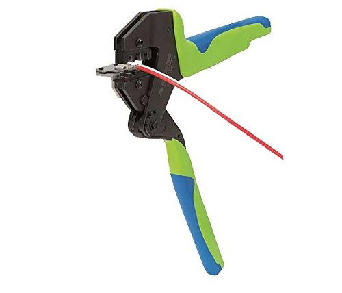 Rennsteig 624 045 3 1 "PEW12.45" Crimping Pliers With Locator - Green/Blue