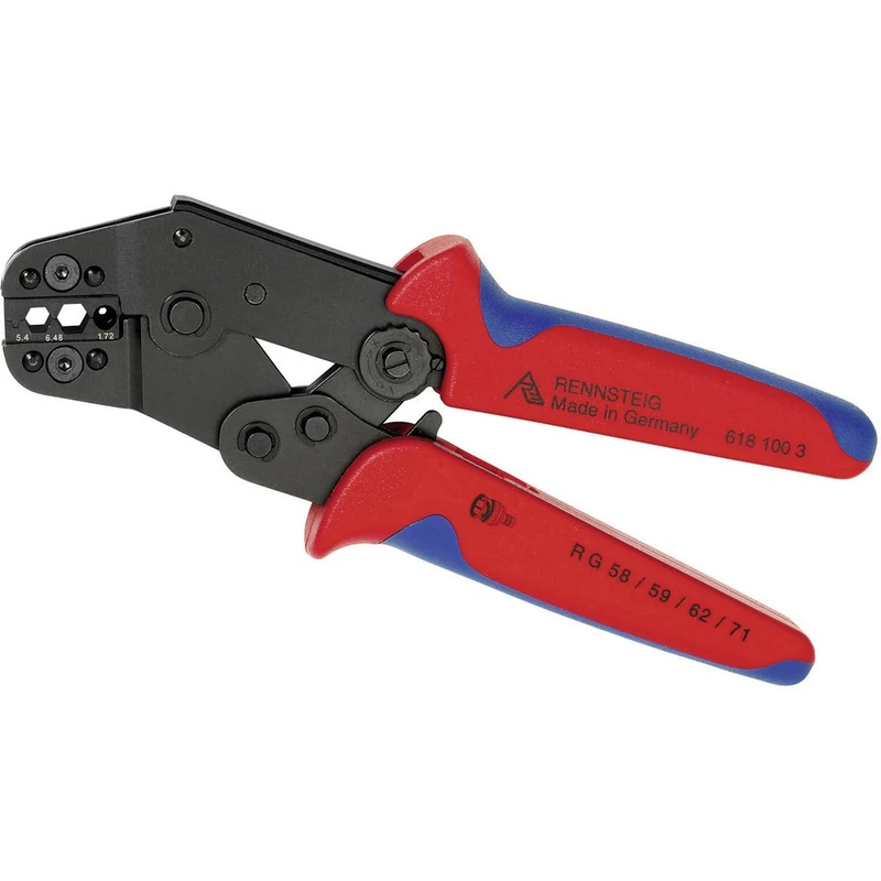 Rennsteig 618 100 3 "PEW8.10" Crimping Pliers, Multi-Colour