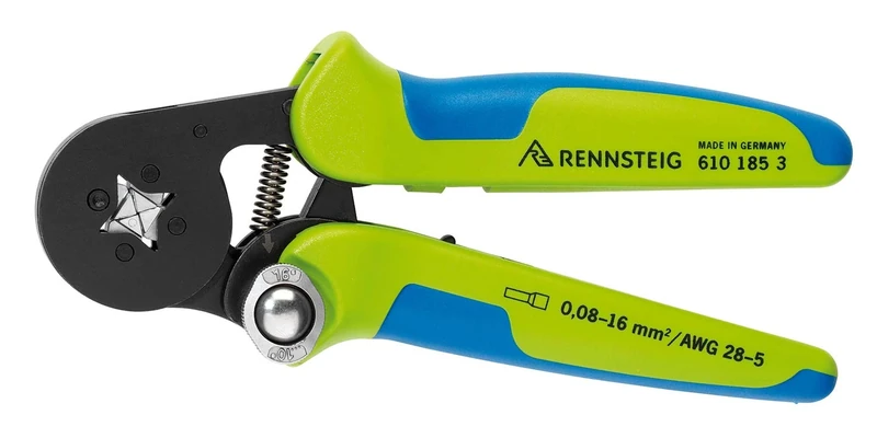 Rennsteig 610 185 3 "PEW8.185" Crimping Pliers, Multi-Colour