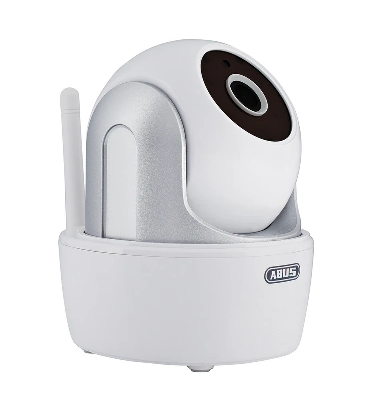 ABUS 00357 Indoor Surveillance Camera Pan and Tilt Camera WiFi Infrared Night Vision Access via App White