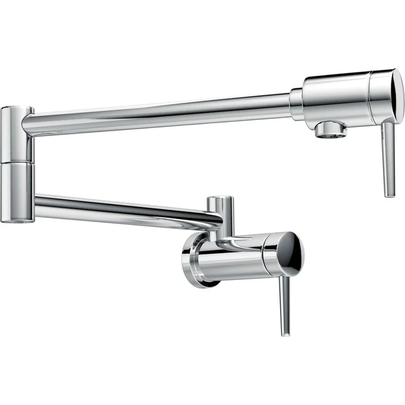 Delta Faucet Contemporary Wall-Mount Pot Filler Faucet, Chrome 1165LF