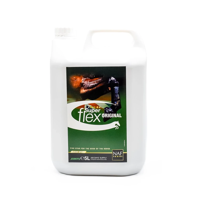 NAF Five Star Superflex Liquid 5L – Advanced Joint Support for Horses – With Glucosamine, MSM, Chondroitin & Hyaluronic Acid – Promotes Flexibility, Comfort & Long-Term Joint Health