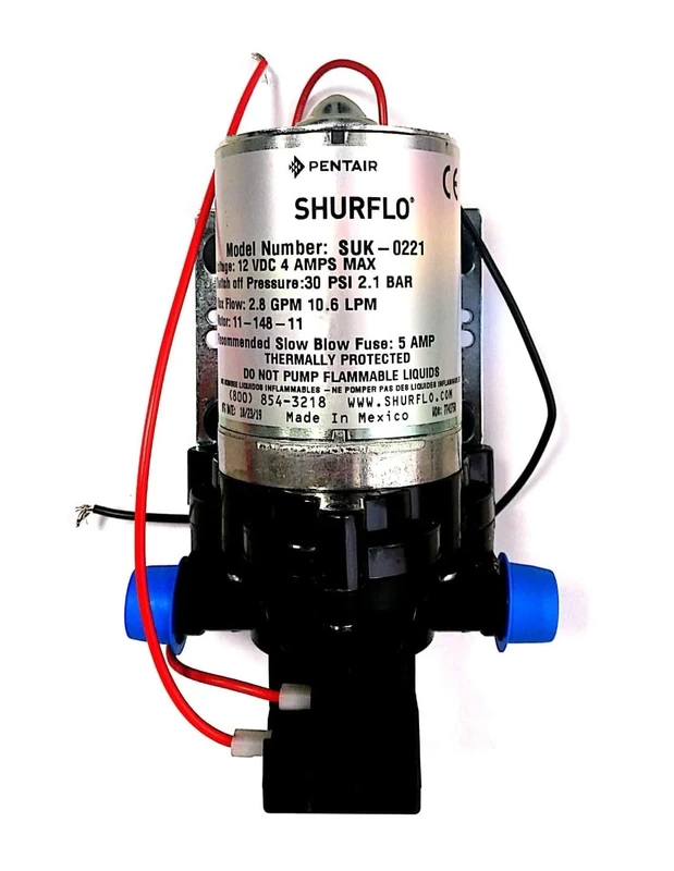 Shurflo Trail King 10 Water Pump - Silver, 12 V/30 PSI
