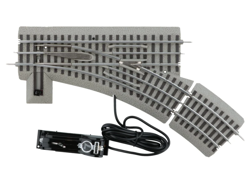 Lionel FasTrack O36 Remote/Command Switch RH, 10" (681946) - Image 1