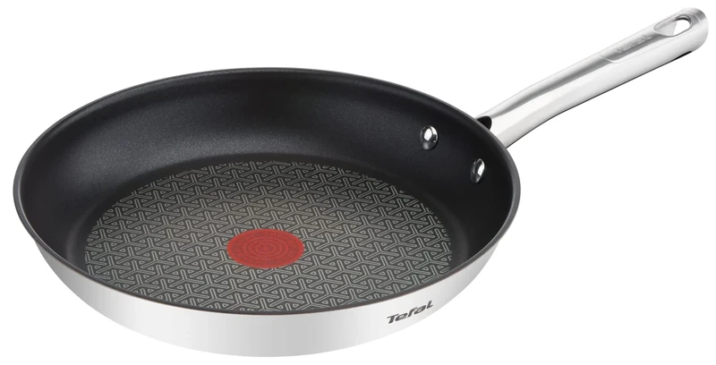 Tefal A70404 Duetto Sealed Stainless Steel Frying Pan for Induction 24 cm