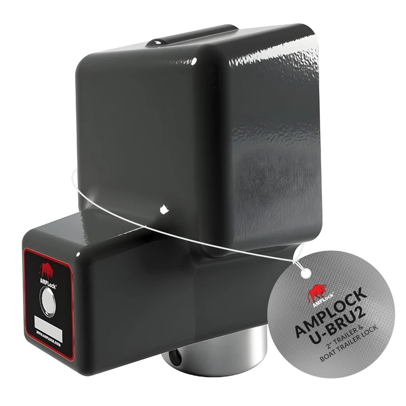 AMPLOCK U-BRU2 boat trailer lock (fits 2 inches coupler)