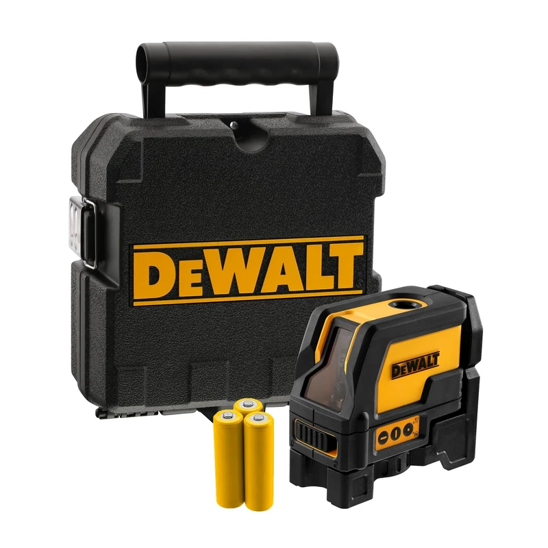 DEWALT DW0822-XJ Cross Line Laser Red Beam, Spot Self Levelling High Accuracy