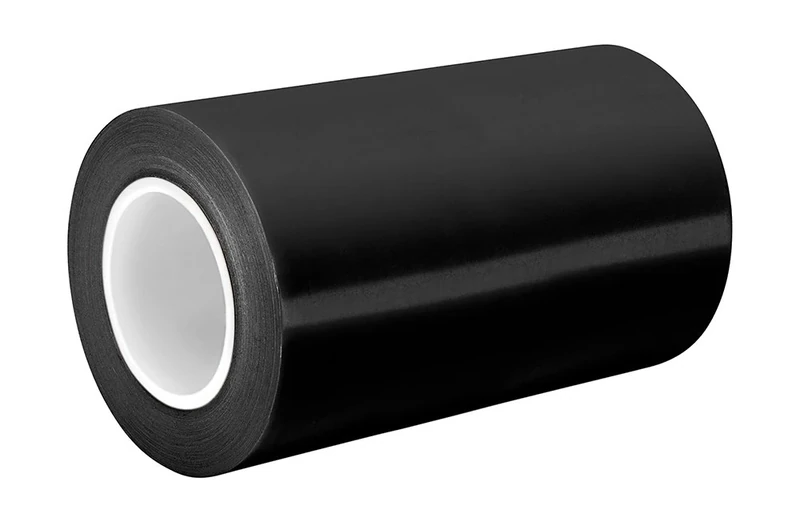 TapeCase 11-36-403-5BNC Black Antistatic UHMW Polyethylene Tape 403-5BNC, 0.005 mil Thickness, 36 yd. Length, 11" Width