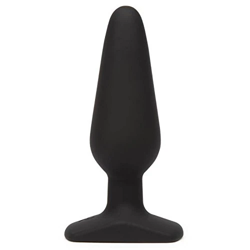 Lovehoney Classic Butt Plug - 5 Inch Silicone Anal Plug - with Flared Base & Waterproof - Black
