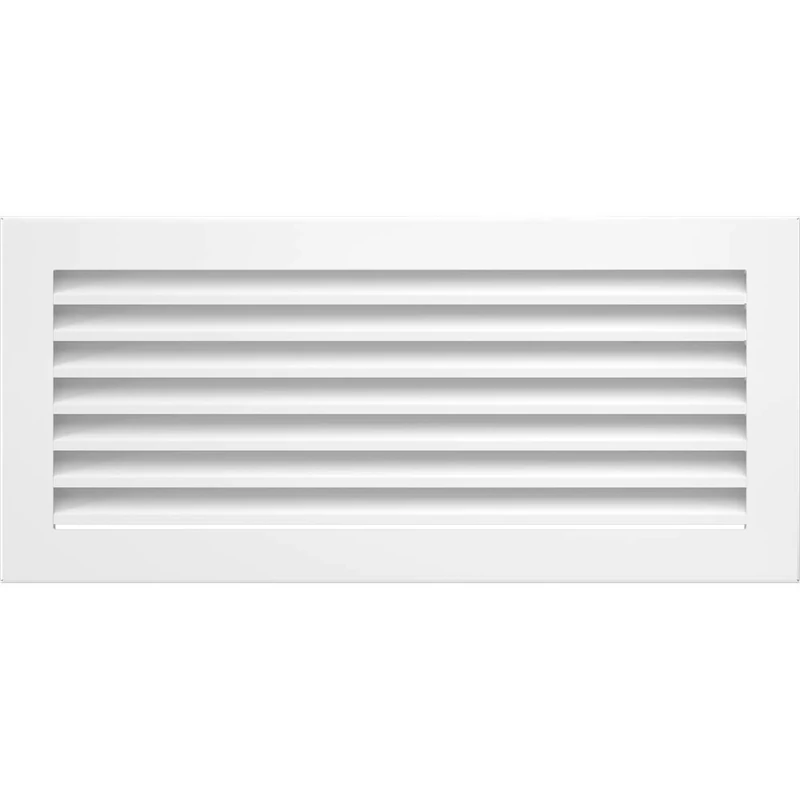 Kratki ventilation grille fireplace grille FRESH 17cm x 37cm white