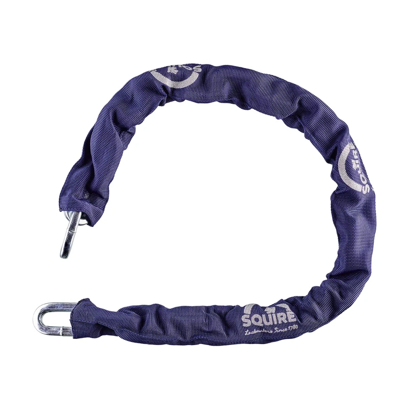 Henry Squire High Security J Hardened Alloy Steel Chain with Black Sleeve, 915 mm (Length) x 8 mm Link (Diameter)