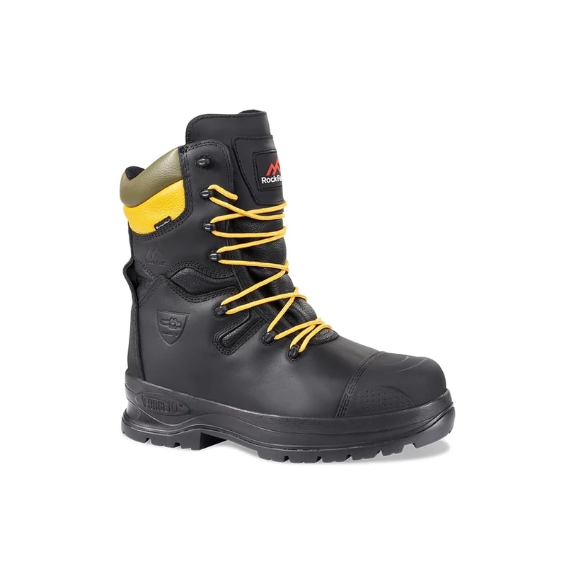 Rock Fall RF328 Chatsworth Safety Work Chainsaw Boot- Black Size 6 - Image 1