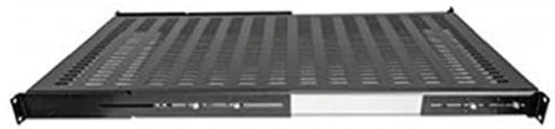 Intellinet 19 Inch Sliding Shelf, 1U, 800 to 1000 mm Depth, shelf depth 550mm, Black