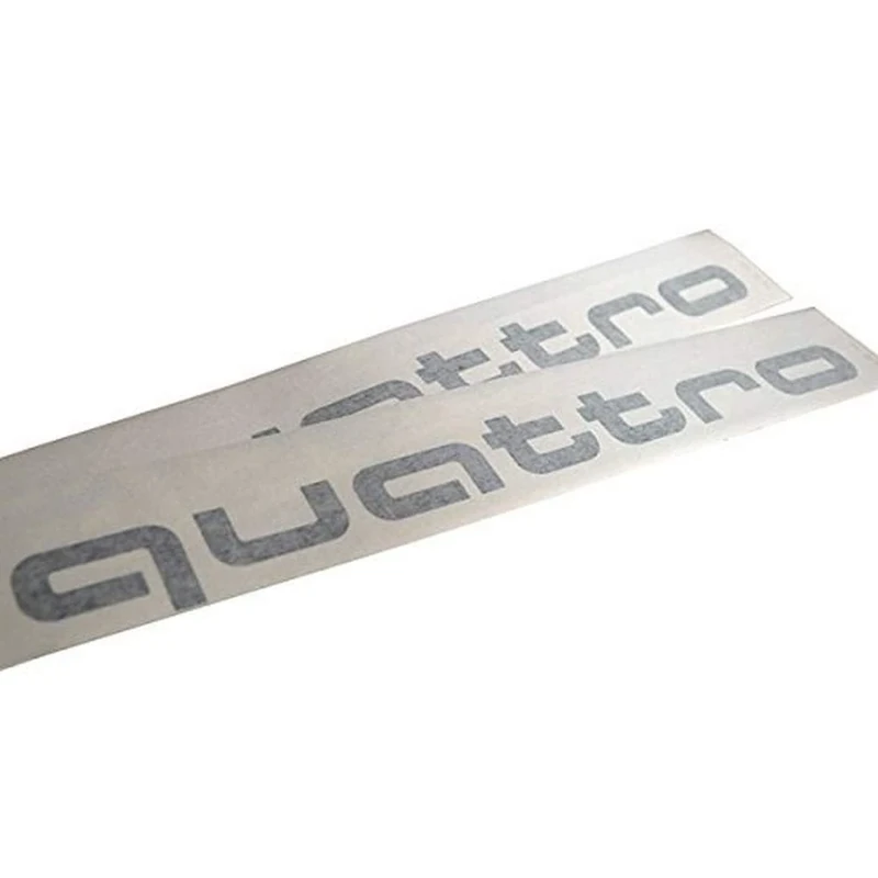 Audi 4G0 064 317 X7 W Ice Silver Decorative Foil Quattro Lettering