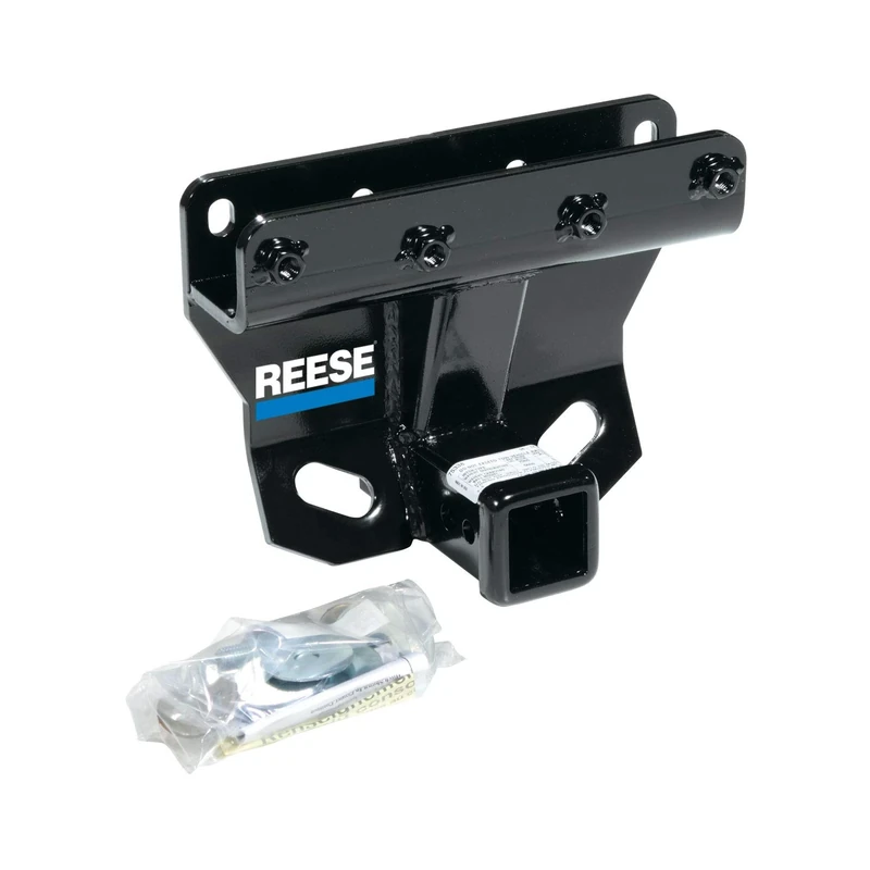 Reese 44748 Class III-IV Custom-Fit Hitch with 2" Square Receiver opening, includes Hitch Plug Cover, Black