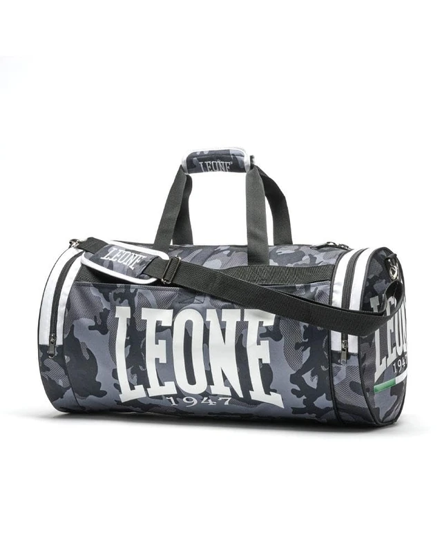 LEONE 1947, Camouflage Sports Bag, Unisex Adult, Camouflage Grey, Taglia Unica, AC906