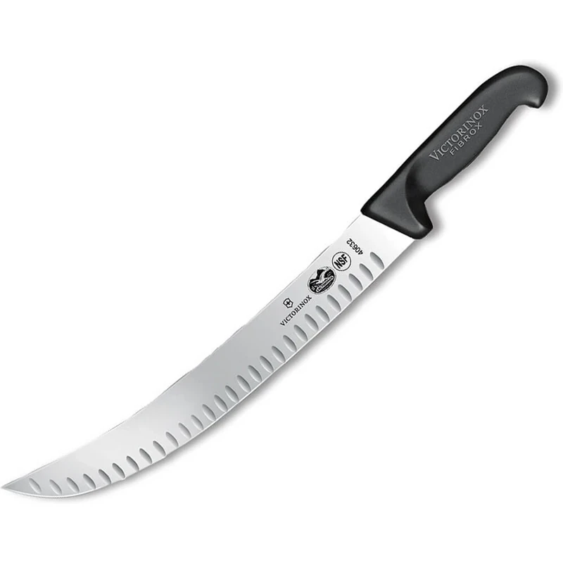 Victorinox Kitchen Knife, Fibrox Kullen, Black, 31 cm