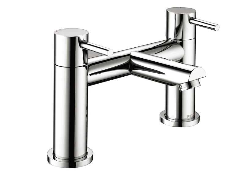 Bristan Blitz Bath Filler Chrome, Silver