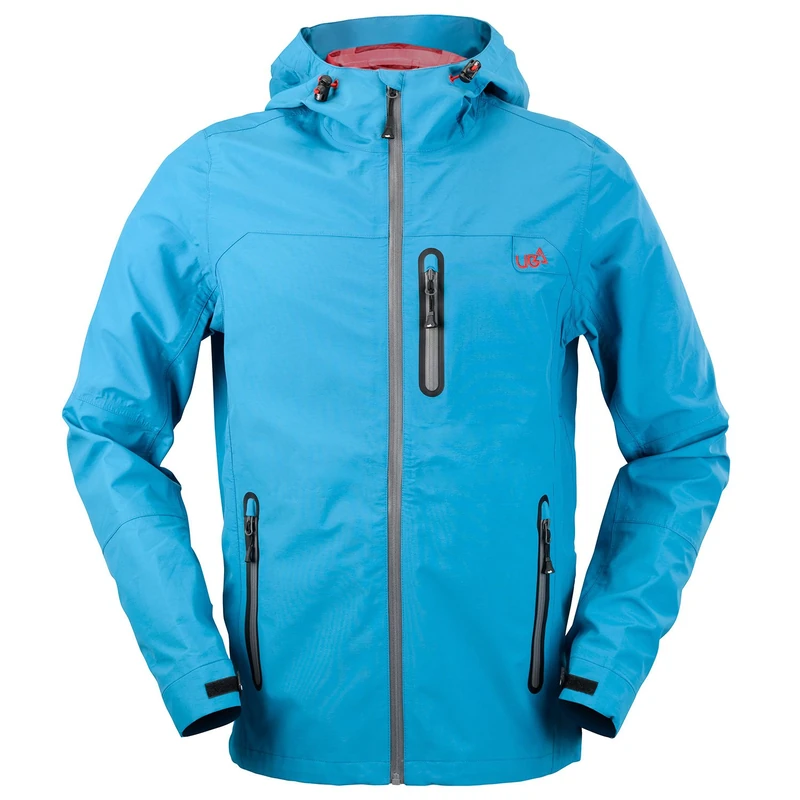 Urban Beach Men's Waterproof Jacket, Lightweight, Breathable Outerwear, Don Teal, Large - Image 1