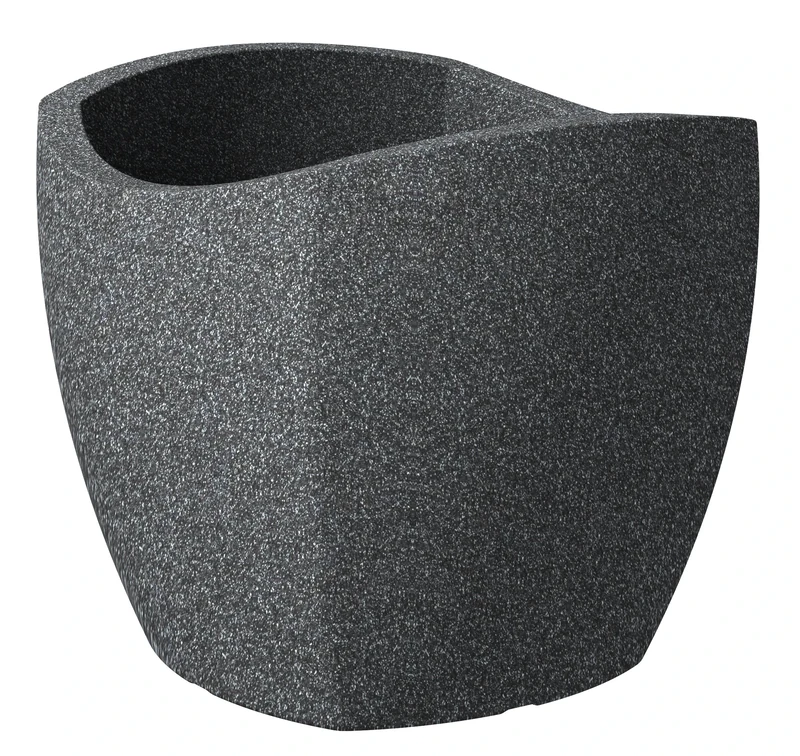 Scheurich 55360 0 256/40 Granite Planter - Black