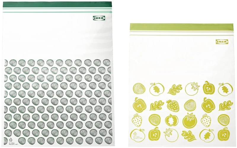 IKEA ISTAD Blue Plastic Freezer Bags - Pack of 30