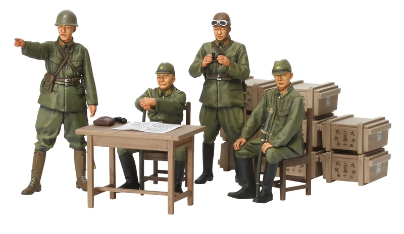 TAMIYA 300035341 1:35 WWII Figure Set Japanese Soldiers with Accessories