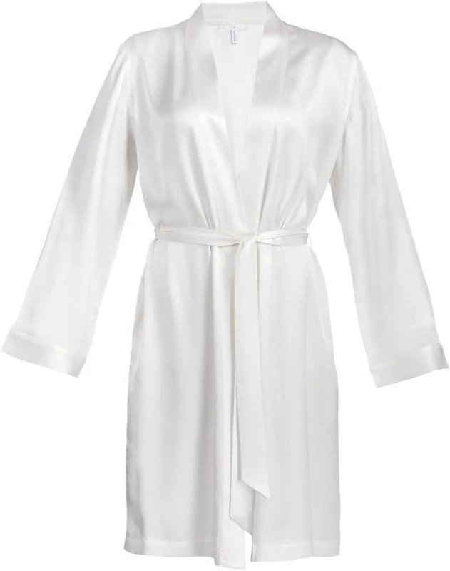 Palmers Women's Morgenmantel aus Seide Silky Nights Kimono, Ivory (Pearl 224), M - Image 1