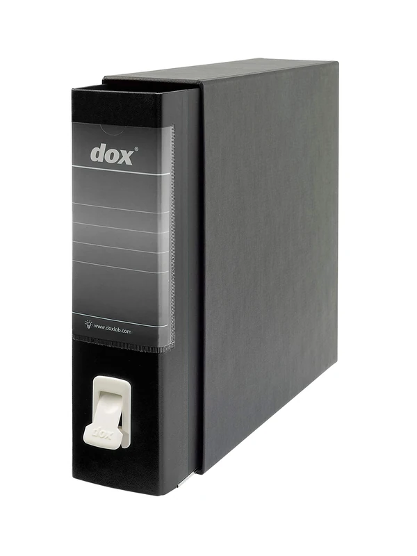 Esselte Dox 1 Class Box Lever Arch File, A4. Black, Pack of 6