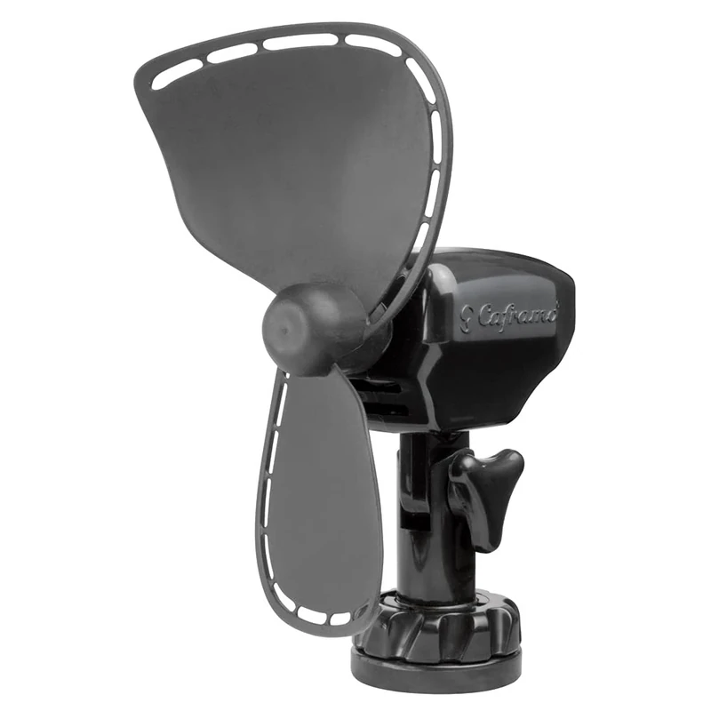 SEEKR Ultimate, 747CA24BCS Direct Wire 24V Compact Grill-less, Easy to Clean, 2-Speed Cabin Fan, 150/200 CFM 5.25" x 2.5" x 8.0", Black