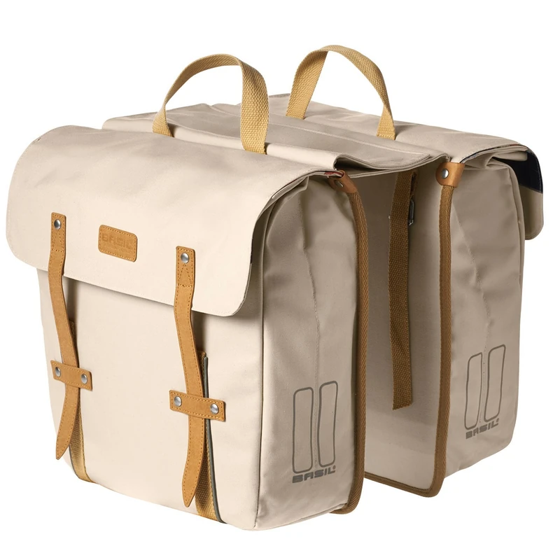 Basil Portland Slim Fit Double Bag - 24 L, Creme
