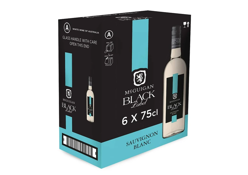 McGuigan Black Label Sauvignon Blanc, 75 cl (Case of 6)