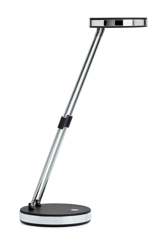Lampka LED na biurko MAUL Puck, 5W, sk?adana, czarna - Image 1