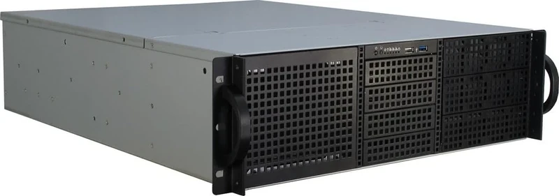 INTER-TECH IPC 3U-30240 48.26 cm 19 Inch 6x 5.25 External 12x 3.5 Inch 14x 2.5 Inch Without PSU