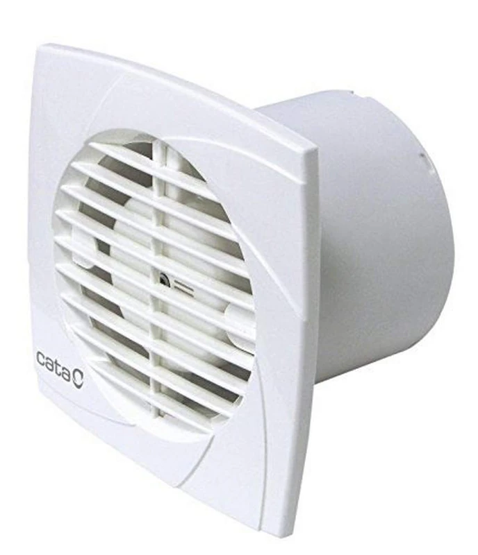 DOJA Barcelona Cata Model B12 Timer Series | Electronic Timer between 3 and 15 minutes | Bathroom Air Fan | White | Class B, 20 W, 43 Decibels, Plastic, B 12 PLUS T
