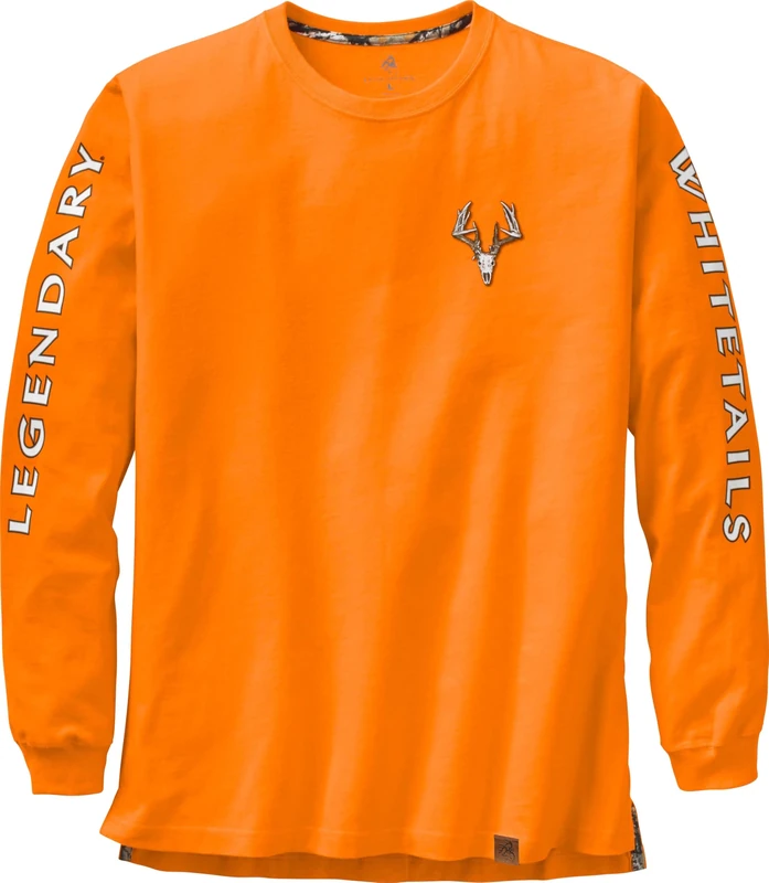 Legendary Whitetails Men's Non-Typical Long Sleeve T-Shirt, Inferno, Large Tall